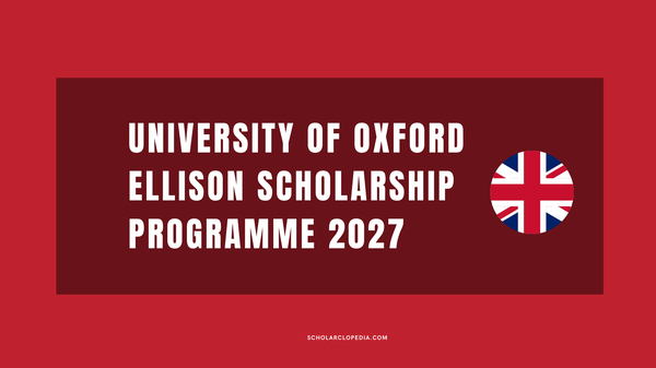 University of Oxford Ellison Scholarship