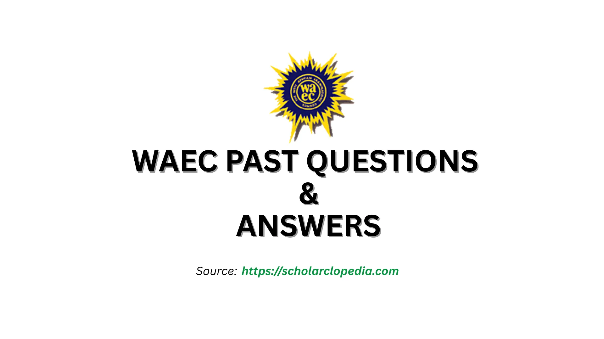 WAEC Questions